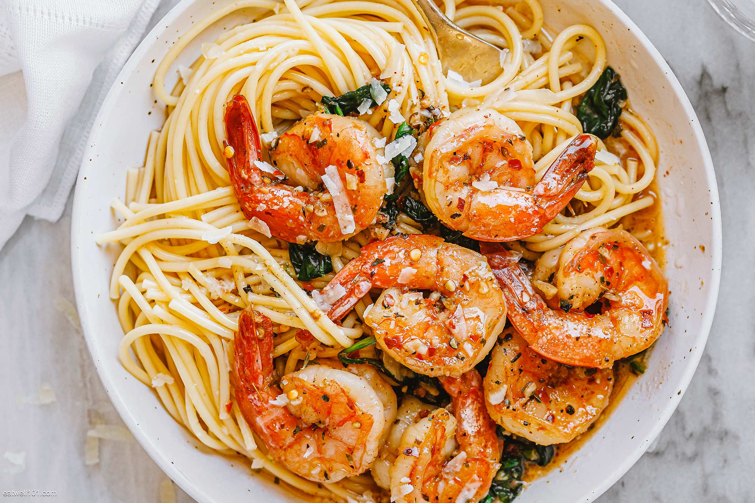 SHRIMP SPAGHETTI