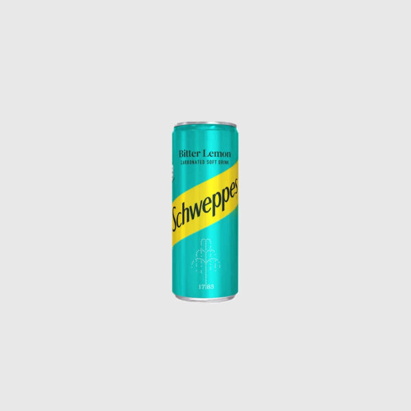 SCHWEPPES BITTER LEMON CAN